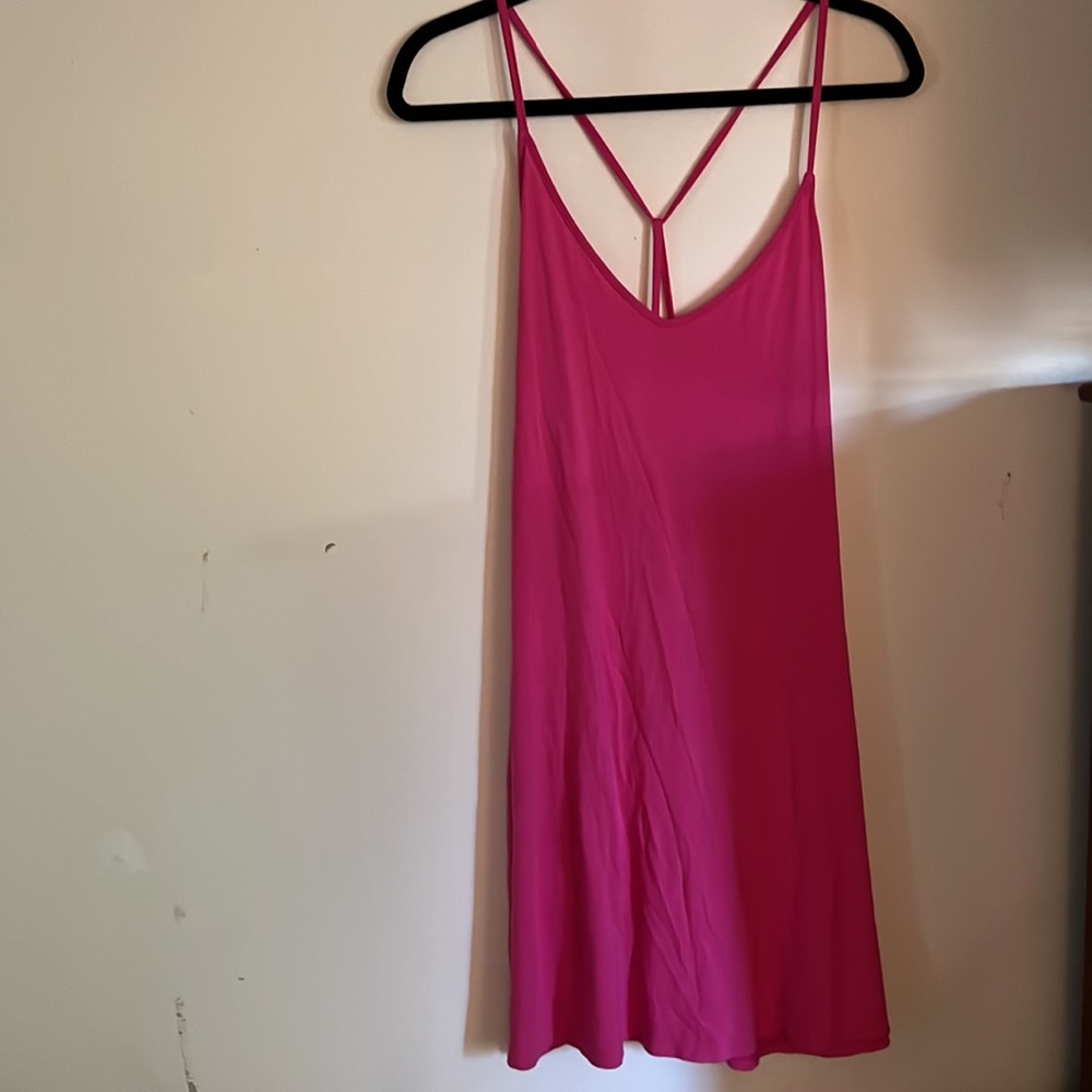 Victoria’s Secret bathing suit cover-up, L, Pink